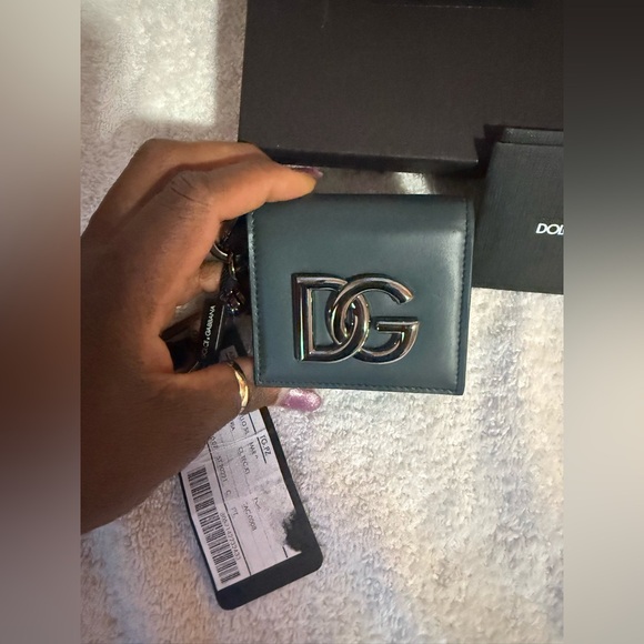 Dolce & Gabbana Bag Charm/Mini Wallet Key Card Holder with Iconic DG Logo - Picture 2 of 6